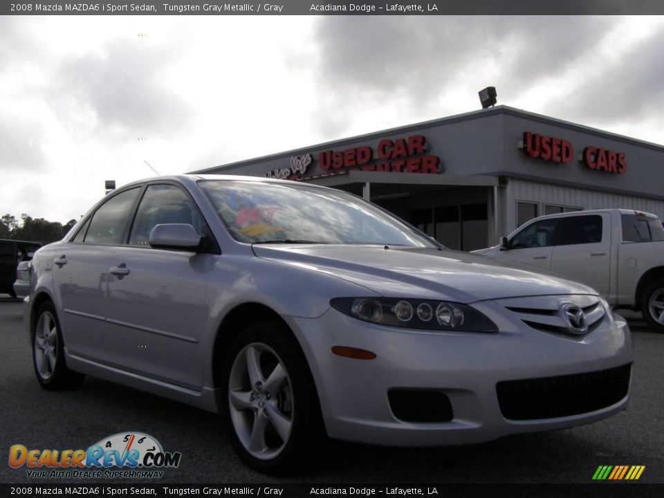 2008 Mazda MAZDA6 i Sport Sedan Tungsten Gray Metallic / Gray Photo #1