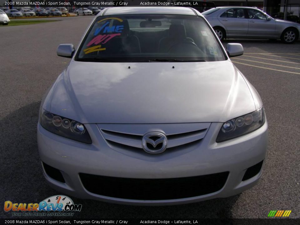 2008 Mazda MAZDA6 i Sport Sedan Tungsten Gray Metallic / Gray Photo #8