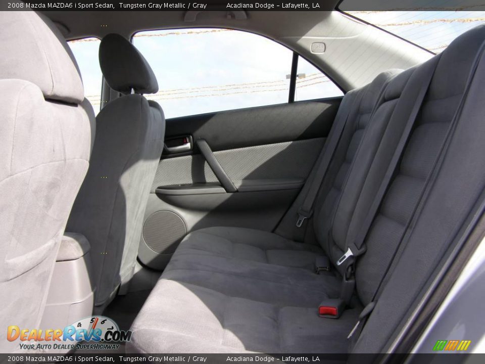 2008 Mazda MAZDA6 i Sport Sedan Tungsten Gray Metallic / Gray Photo #10