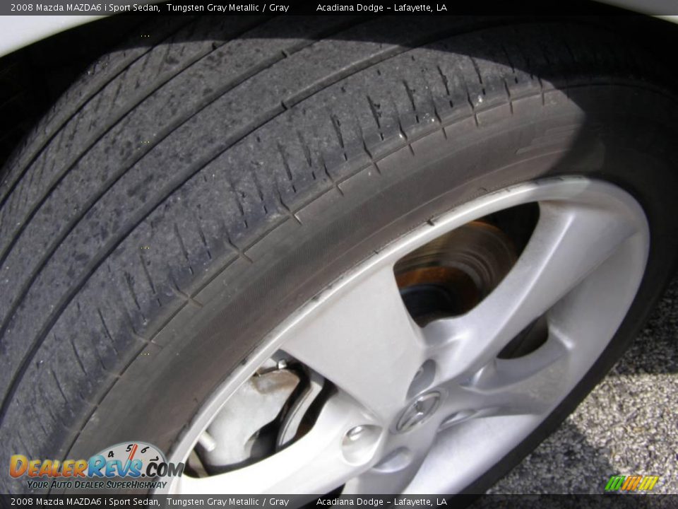 2008 Mazda MAZDA6 i Sport Sedan Tungsten Gray Metallic / Gray Photo #12