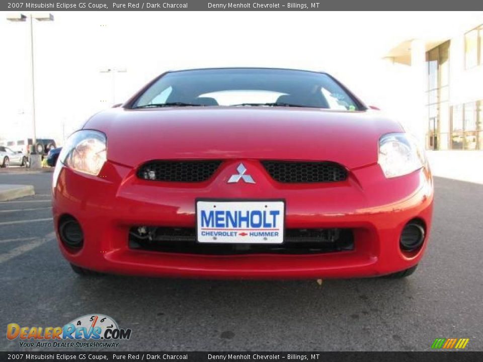 2007 Mitsubishi Eclipse GS Coupe Pure Red / Dark Charcoal Photo #4