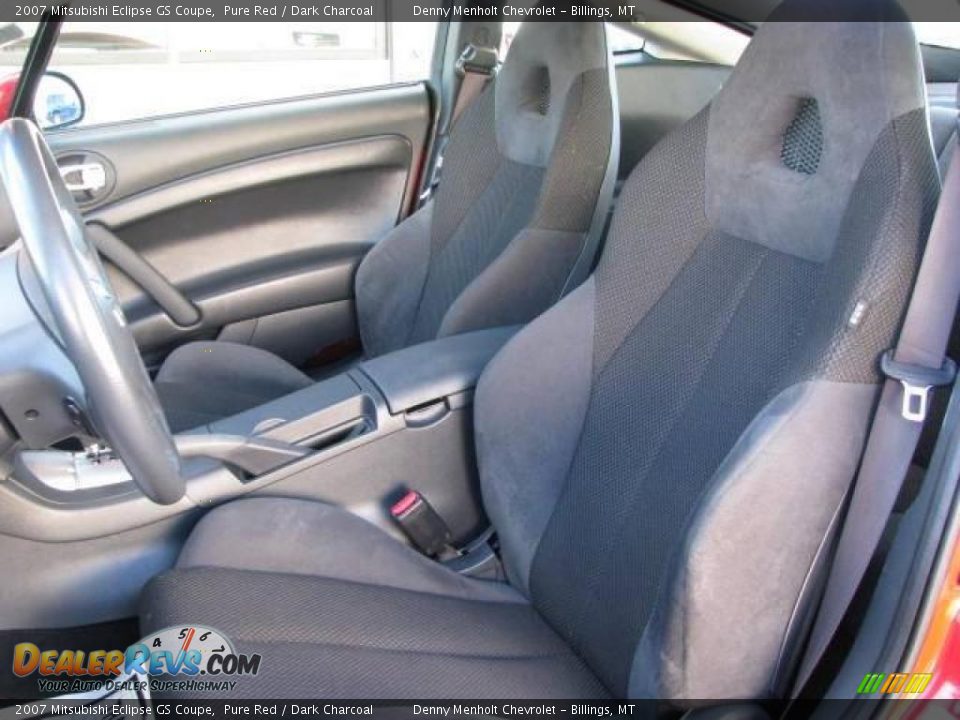 2007 Mitsubishi Eclipse GS Coupe Pure Red / Dark Charcoal Photo #14