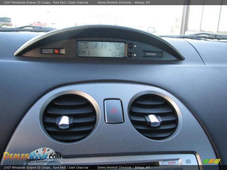 2007 Mitsubishi Eclipse GS Coupe Pure Red / Dark Charcoal Photo #17