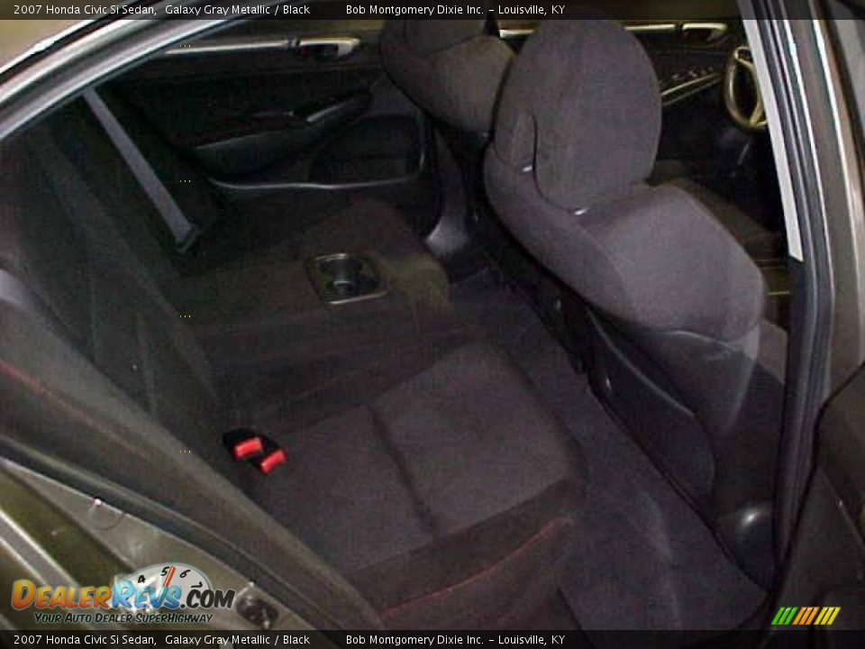 2007 Honda Civic Si Sedan Galaxy Gray Metallic / Black Photo #9