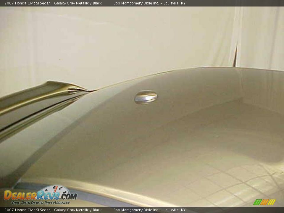 2007 Honda Civic Si Sedan Galaxy Gray Metallic / Black Photo #10