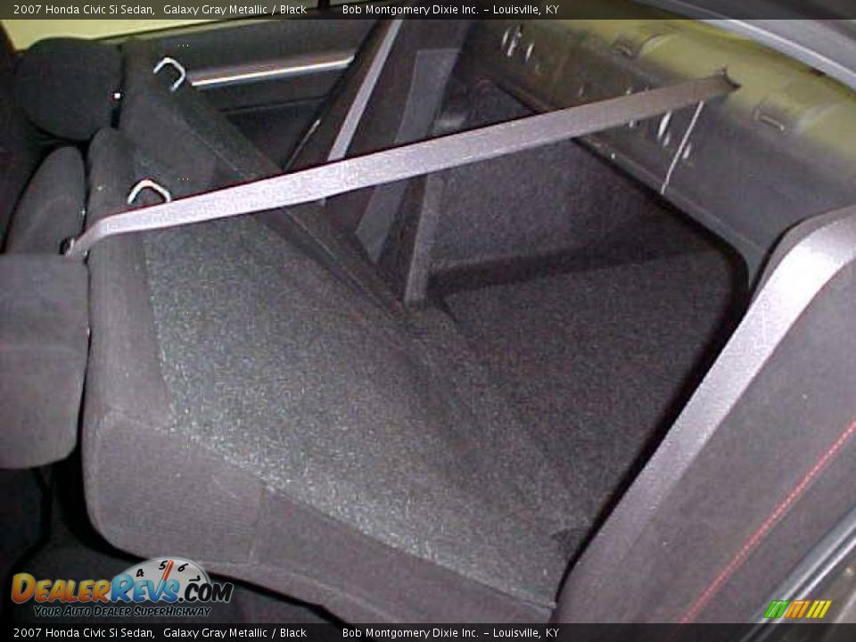 2007 Honda Civic Si Sedan Galaxy Gray Metallic / Black Photo #23