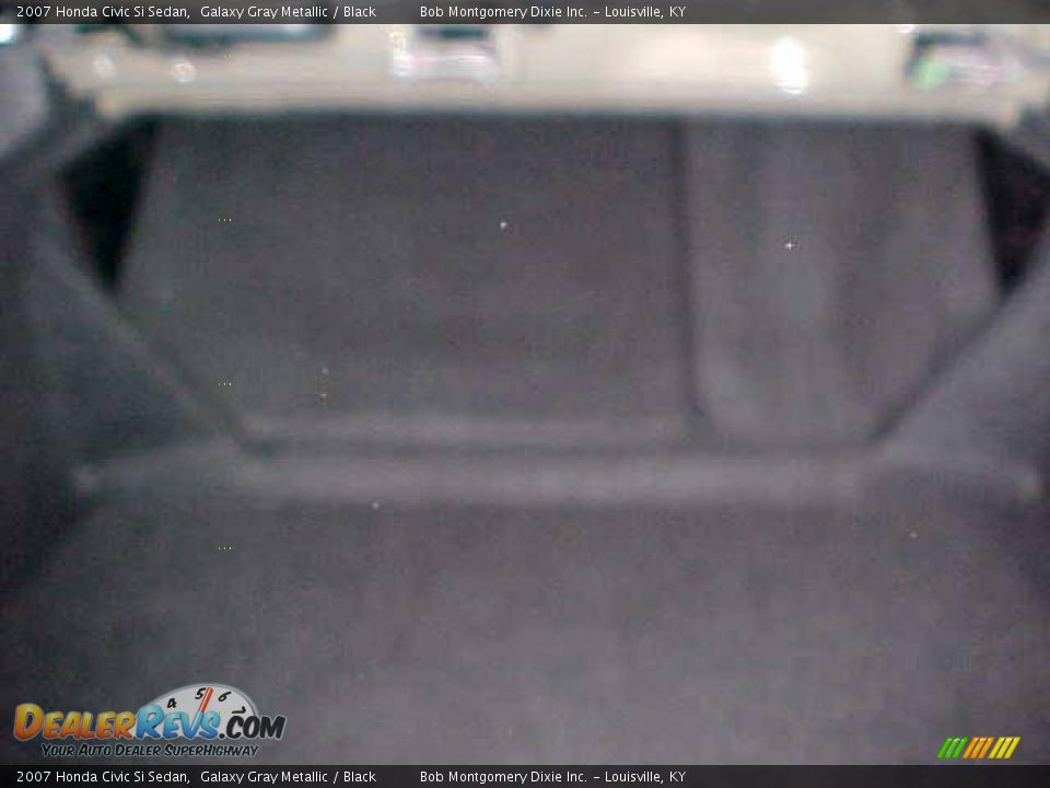2007 Honda Civic Si Sedan Galaxy Gray Metallic / Black Photo #24