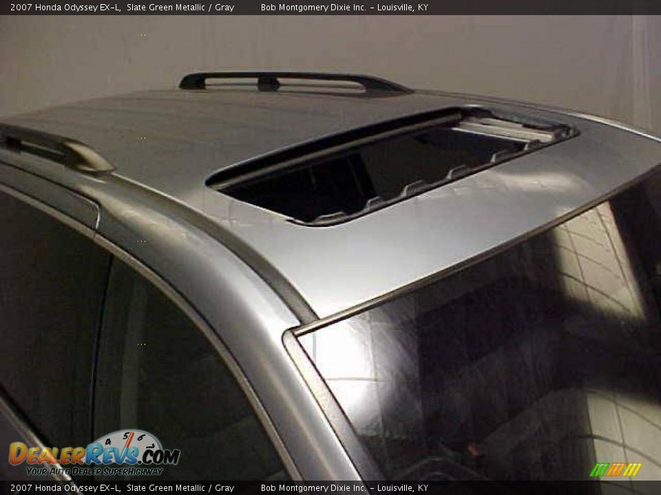 2007 Honda Odyssey EX-L Slate Green Metallic / Gray Photo #5