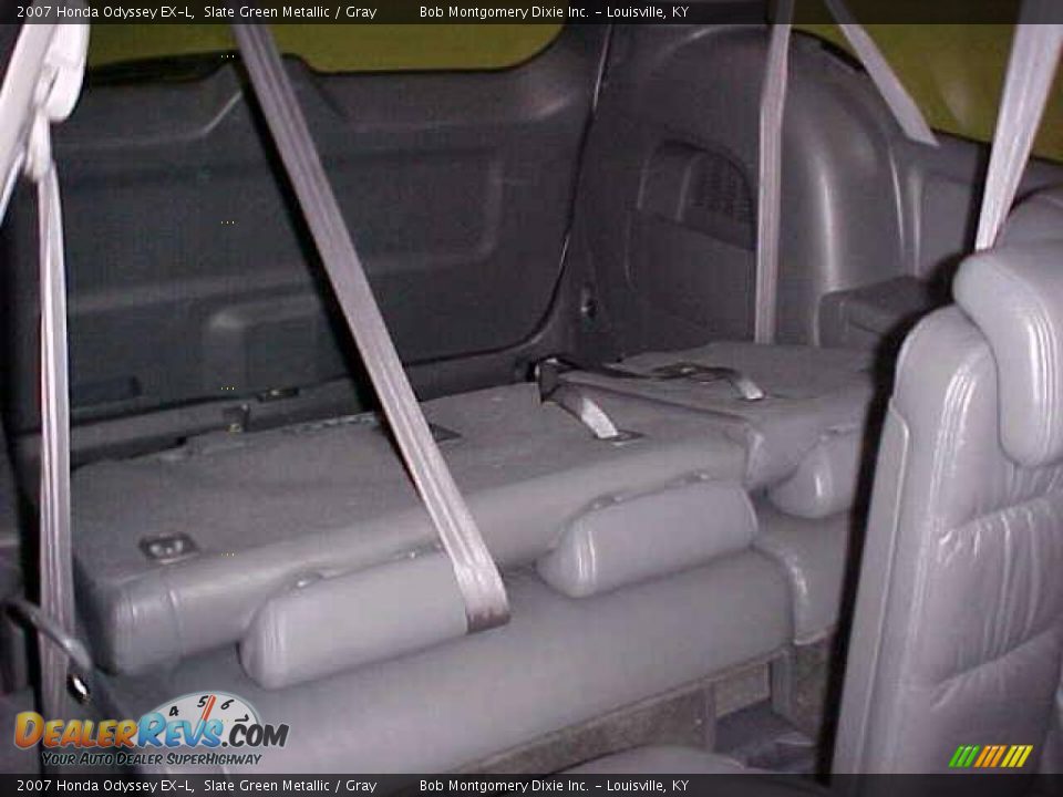 2007 Honda Odyssey EX-L Slate Green Metallic / Gray Photo #9