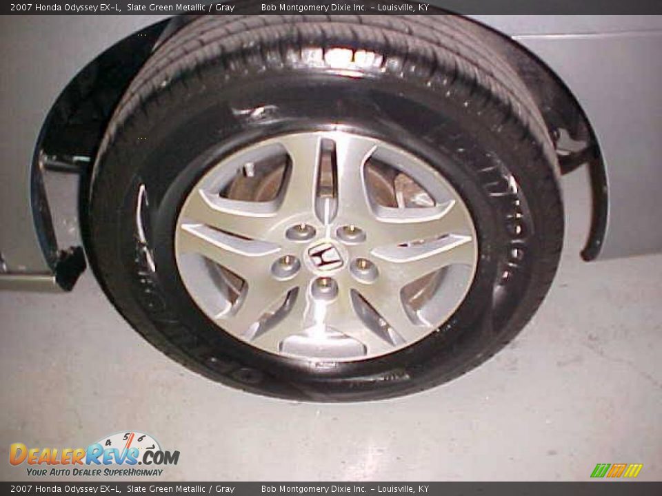 2007 Honda Odyssey EX-L Slate Green Metallic / Gray Photo #10