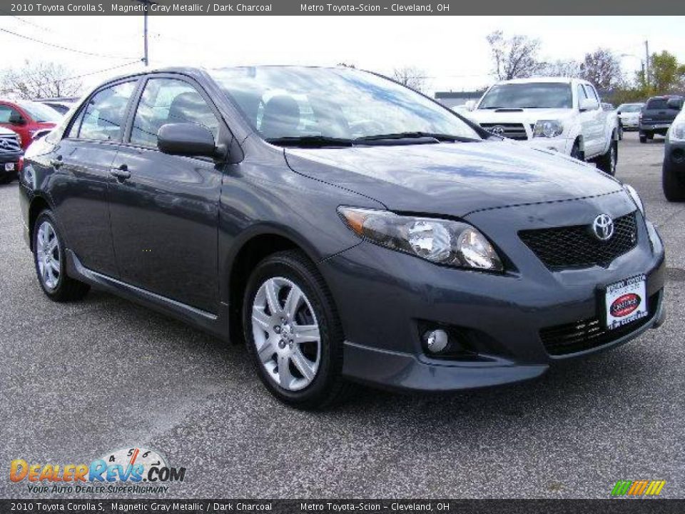 2010 Toyota Corolla S Magnetic Gray Metallic / Dark Charcoal Photo #1
