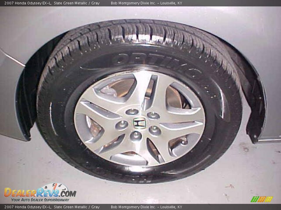 2007 Honda Odyssey EX-L Slate Green Metallic / Gray Photo #16