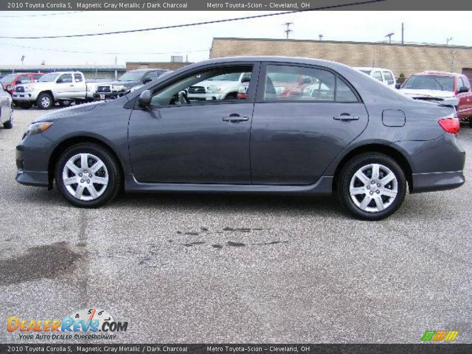 2010 Toyota Corolla S Magnetic Gray Metallic / Dark Charcoal Photo #6