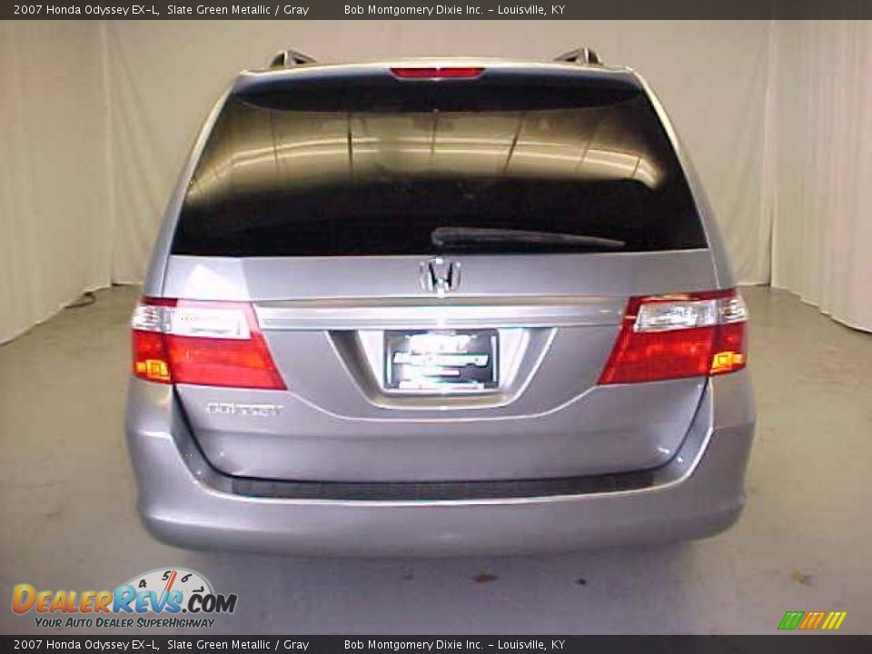 2007 Honda Odyssey EX-L Slate Green Metallic / Gray Photo #21