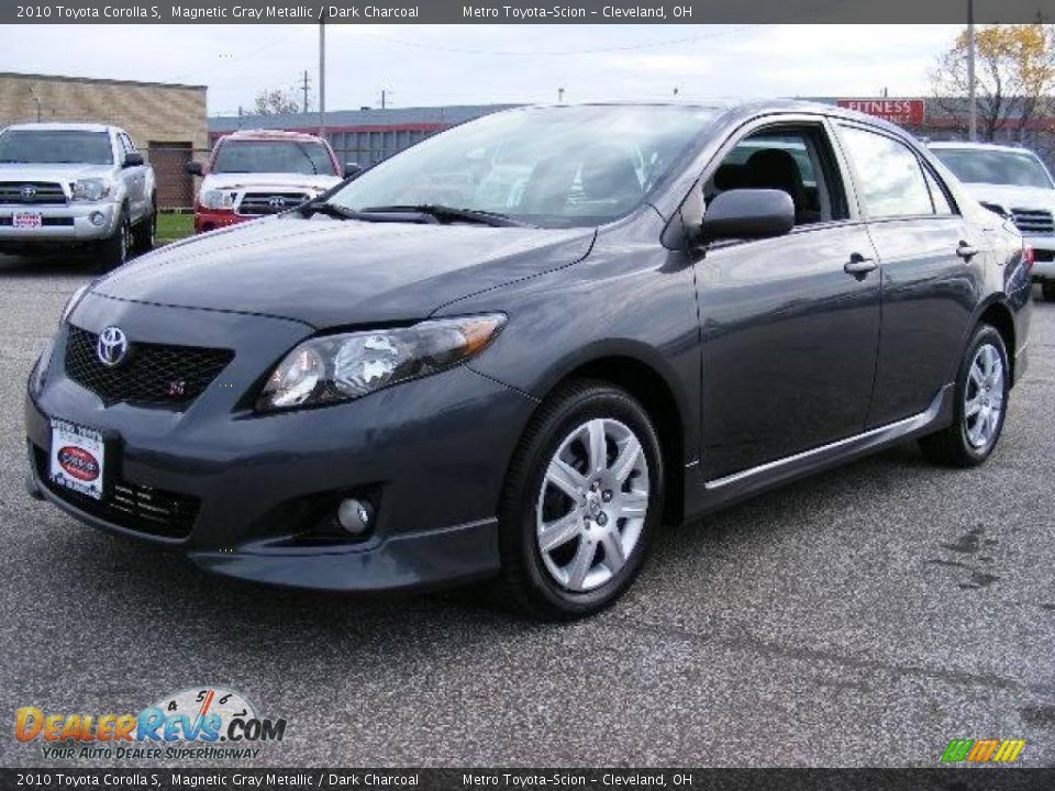2010 Toyota Corolla S Magnetic Gray Metallic / Dark Charcoal Photo #7