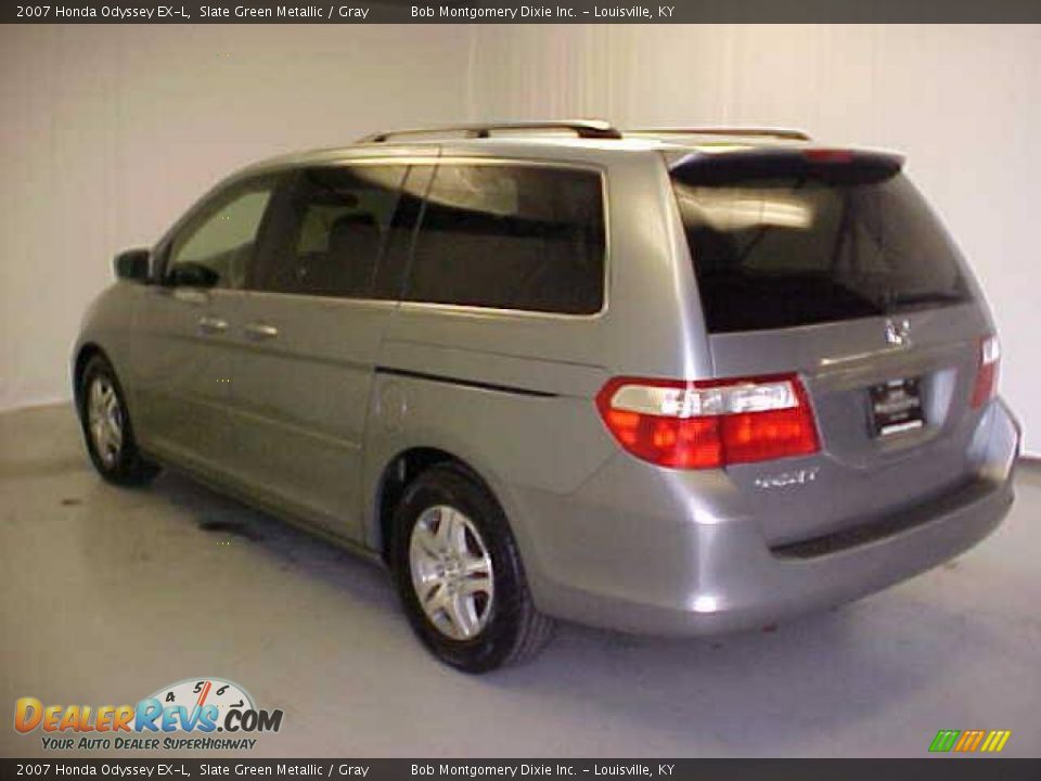 2007 Honda Odyssey EX-L Slate Green Metallic / Gray Photo #22