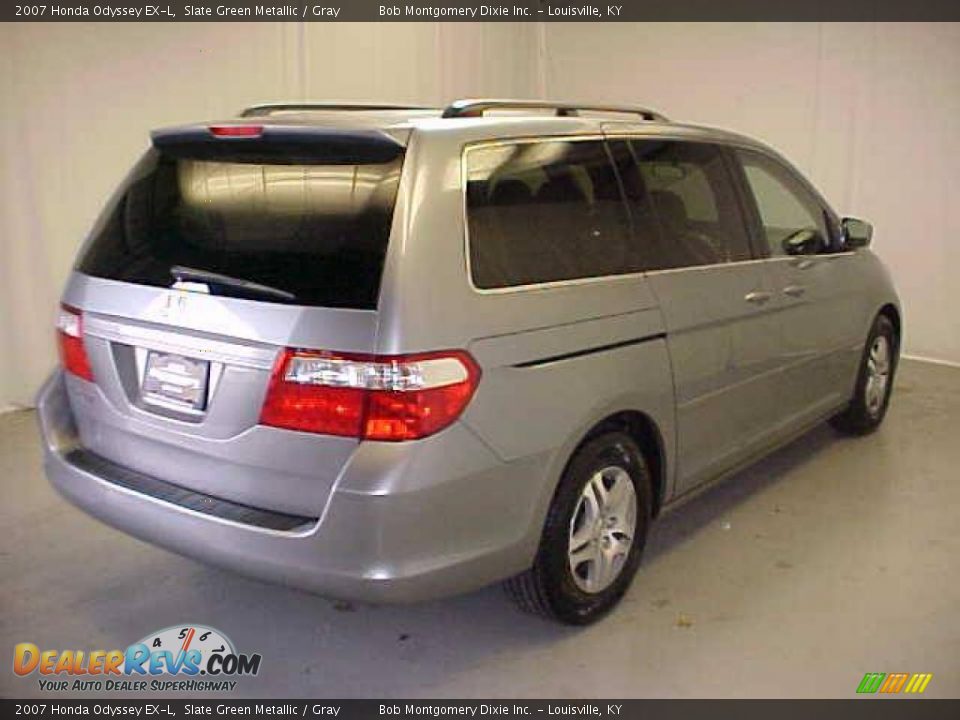 2007 Honda Odyssey EX-L Slate Green Metallic / Gray Photo #23