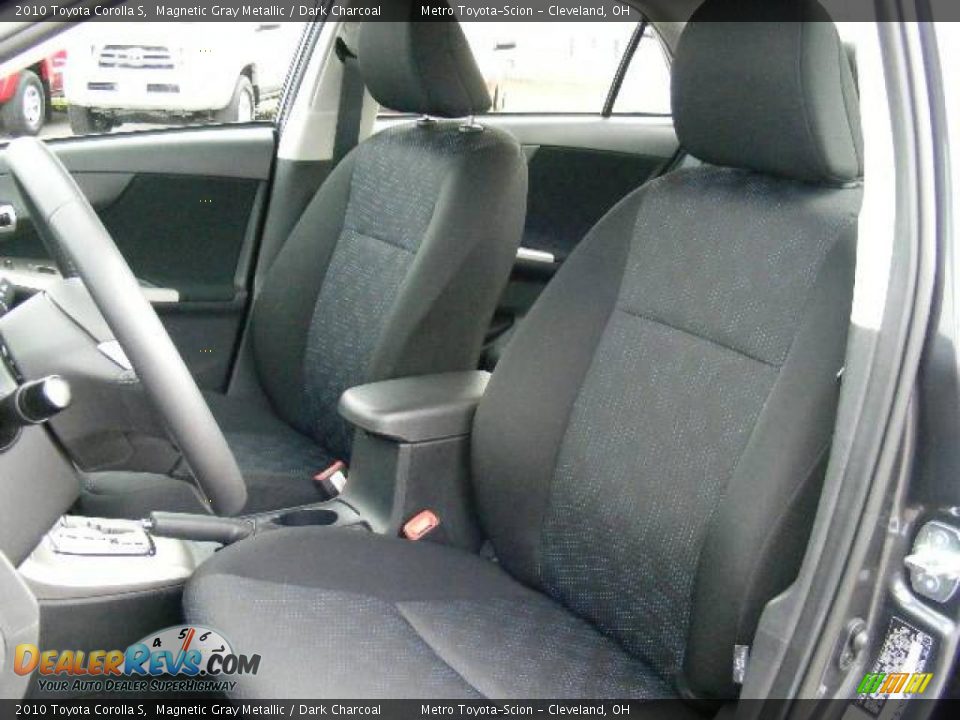 2010 Toyota Corolla S Magnetic Gray Metallic / Dark Charcoal Photo #9