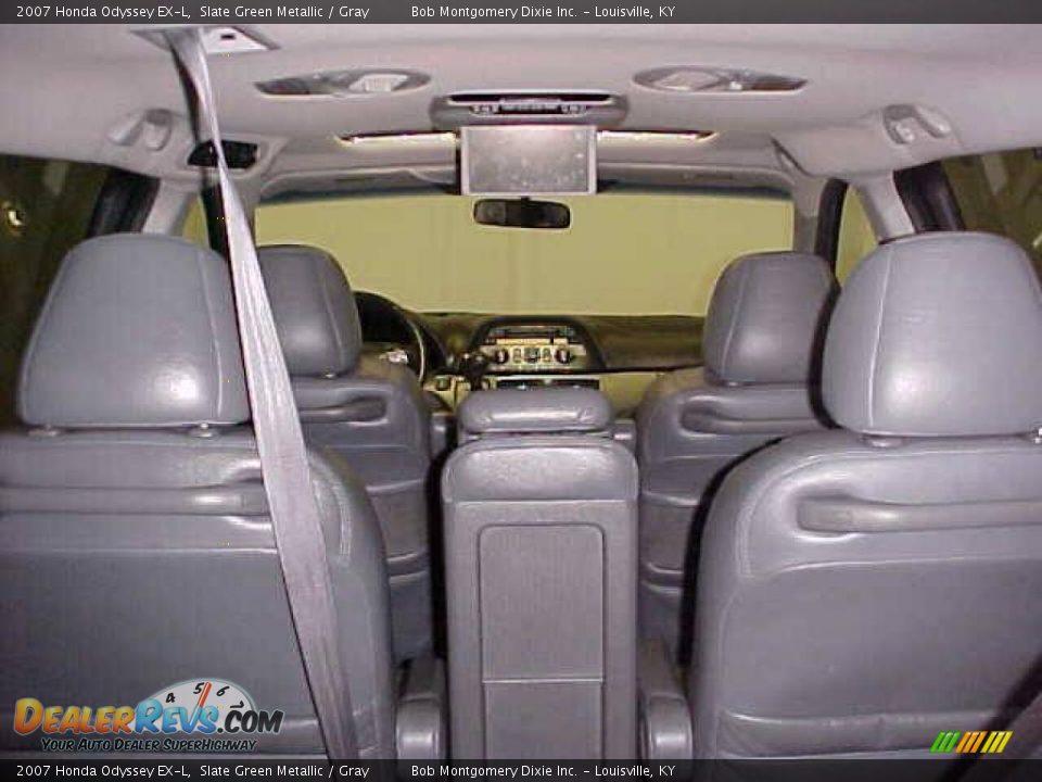 2007 Honda Odyssey EX-L Slate Green Metallic / Gray Photo #25