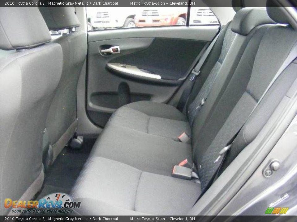 2010 Toyota Corolla S Magnetic Gray Metallic / Dark Charcoal Photo #11