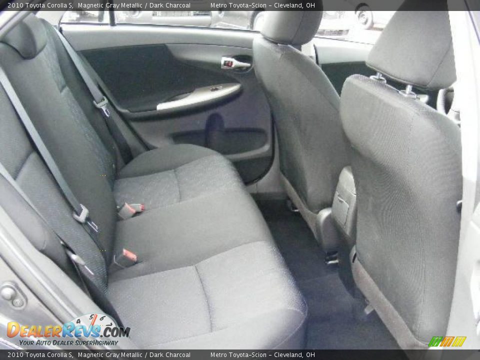 2010 Toyota Corolla S Magnetic Gray Metallic / Dark Charcoal Photo #12