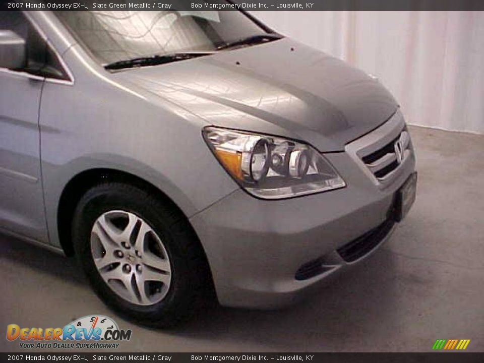 2007 Honda Odyssey EX-L Slate Green Metallic / Gray Photo #29