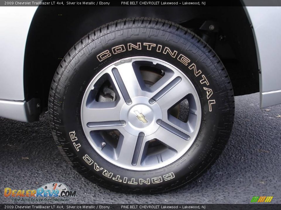 2009 Chevrolet TrailBlazer LT 4x4 Silver Ice Metallic / Ebony Photo #6