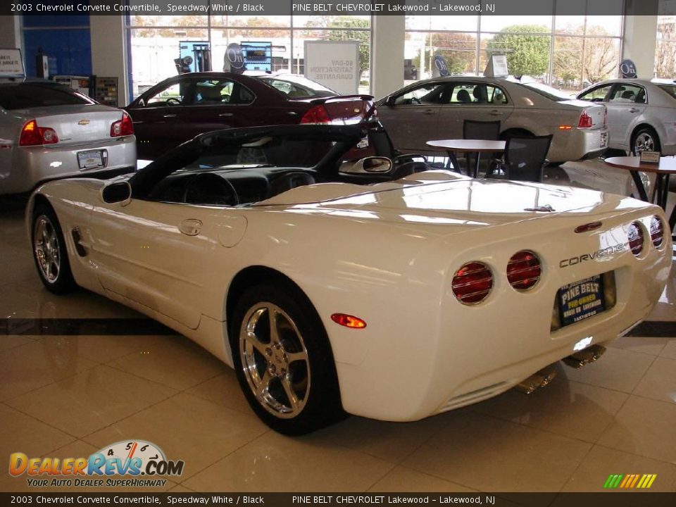 2003 Chevrolet Corvette Convertible Speedway White / Black Photo #5