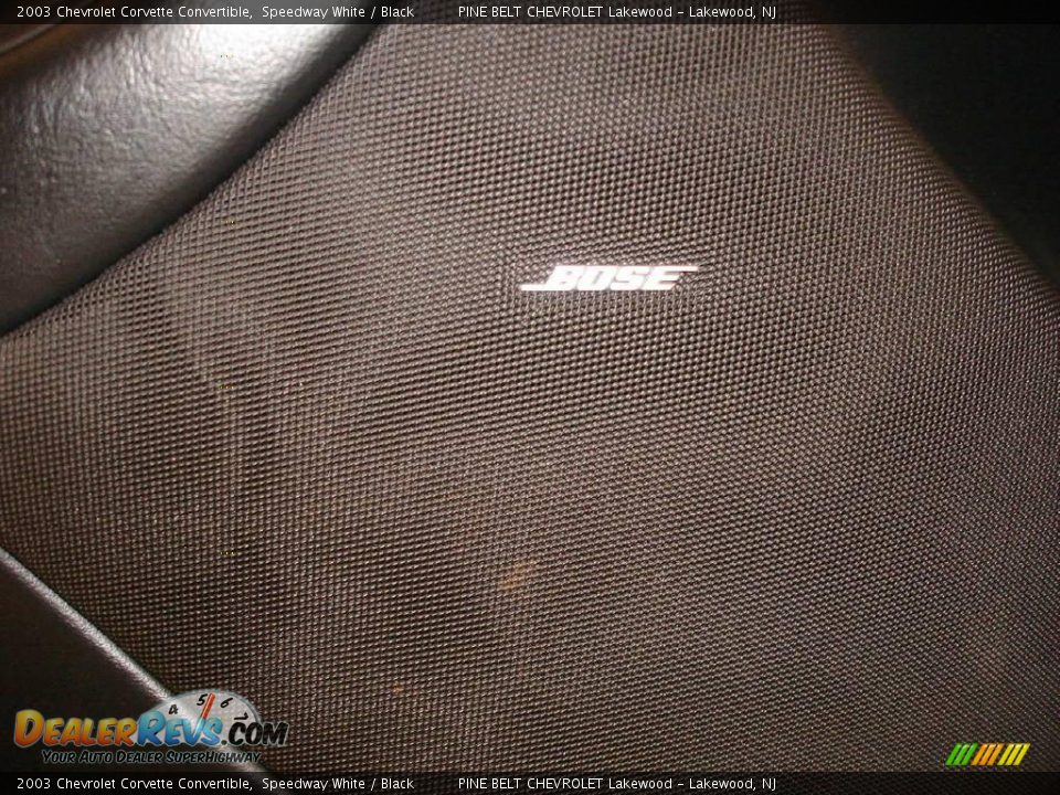 2003 Chevrolet Corvette Convertible Speedway White / Black Photo #10