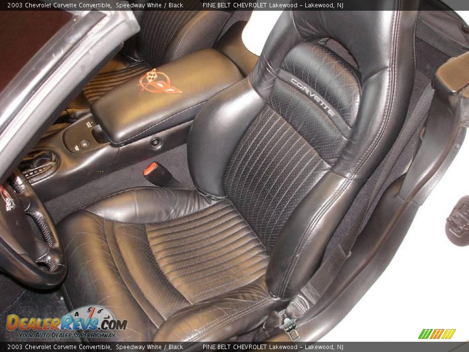 2003 Chevrolet Corvette Convertible Speedway White / Black Photo #11