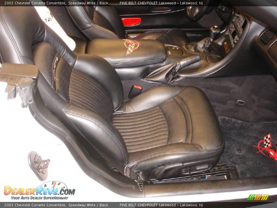 2003 Chevrolet Corvette Convertible Speedway White / Black Photo #15