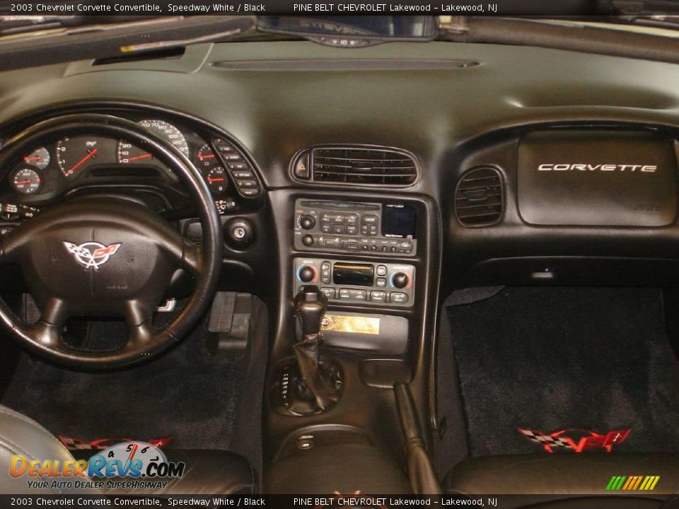 2003 Chevrolet Corvette Convertible Speedway White / Black Photo #16