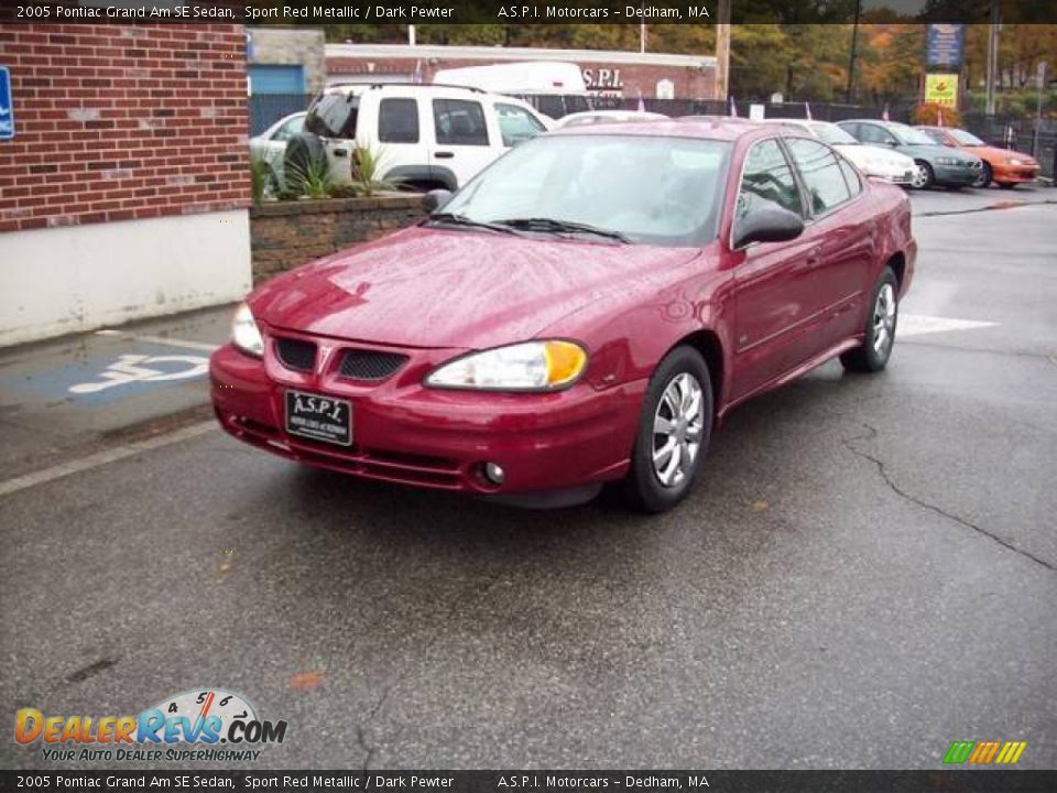 2005 Pontiac Grand Am SE Sedan Sport Red Metallic / Dark Pewter Photo #1