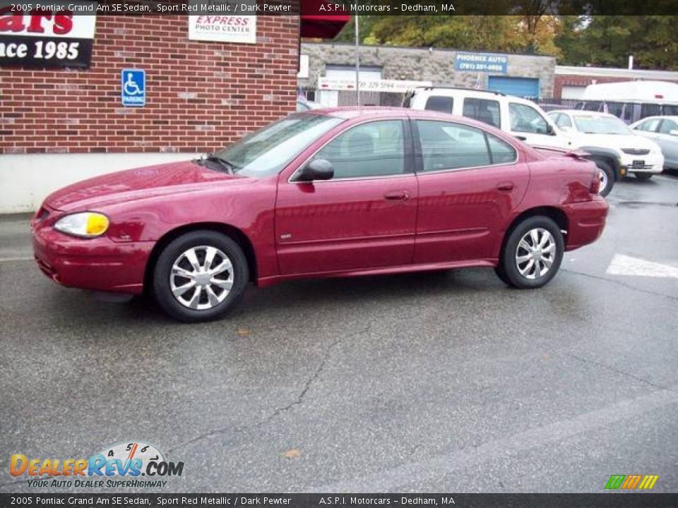 2005 Pontiac Grand Am SE Sedan Sport Red Metallic / Dark Pewter Photo #2
