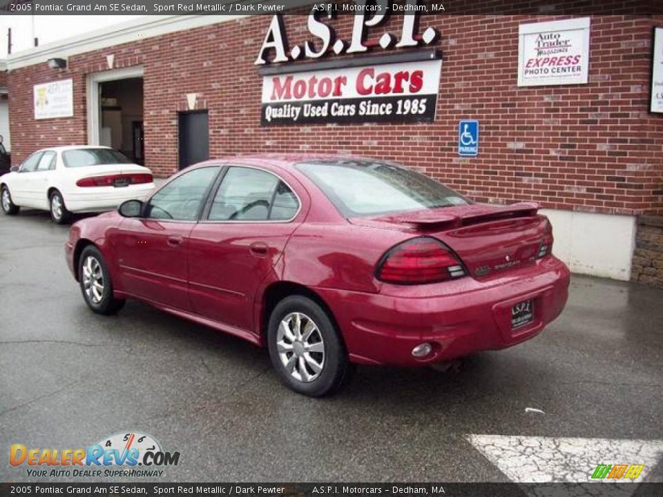 2005 Pontiac Grand Am SE Sedan Sport Red Metallic / Dark Pewter Photo #3