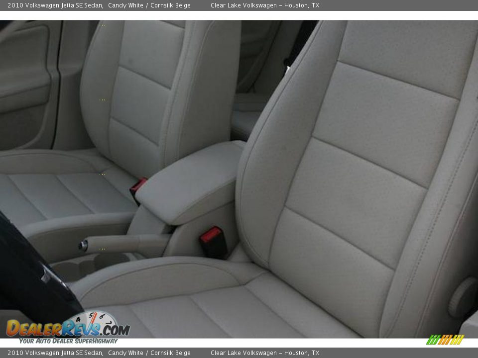 2010 Volkswagen Jetta SE Sedan Candy White / Cornsilk Beige Photo #6