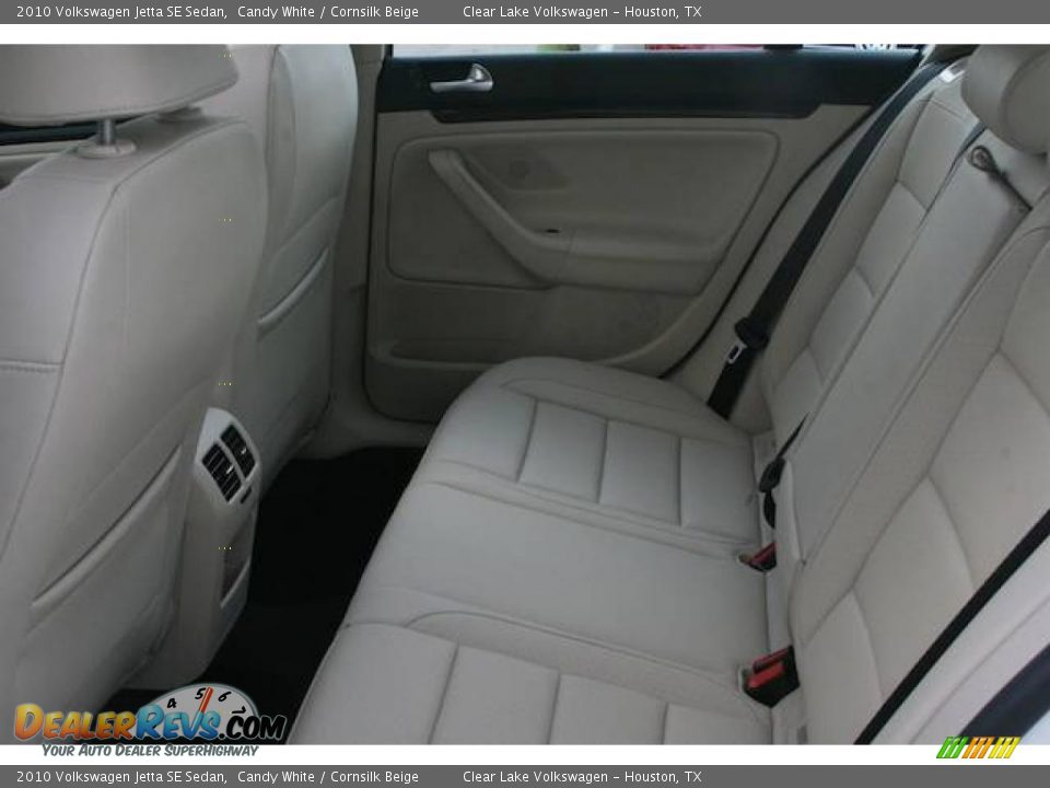 2010 Volkswagen Jetta SE Sedan Candy White / Cornsilk Beige Photo #7