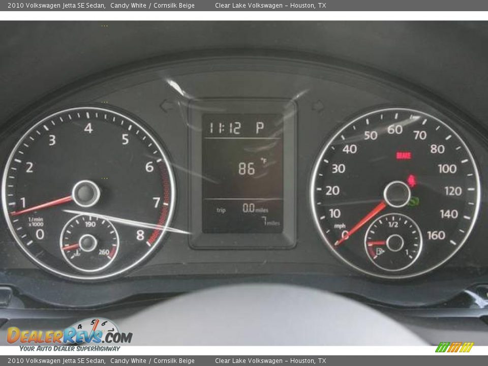 2010 Volkswagen Jetta SE Sedan Candy White / Cornsilk Beige Photo #18