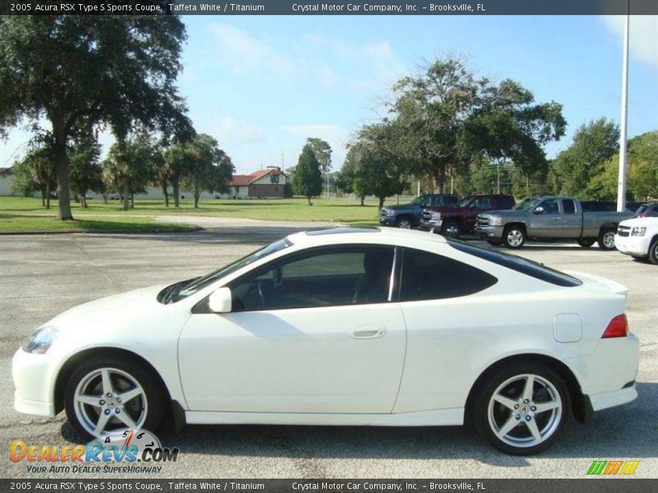 2005 Acura RSX Type S Sports Coupe Taffeta White / Titanium Photo #2