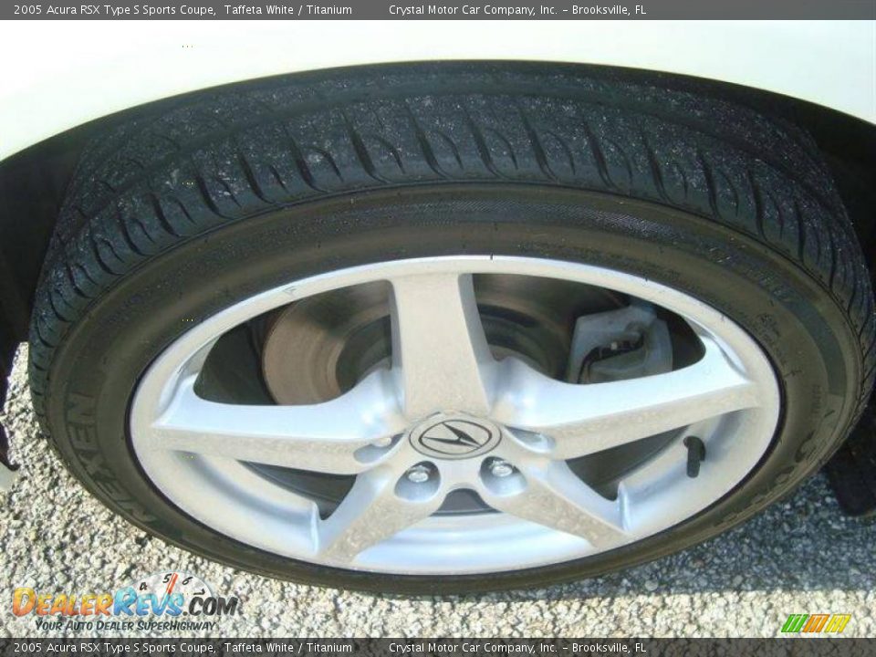 2005 Acura RSX Type S Sports Coupe Taffeta White / Titanium Photo #13