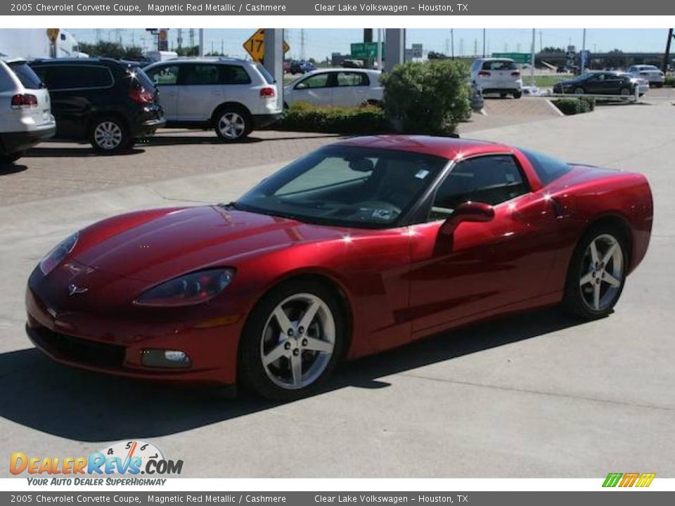2005 Chevrolet Corvette Coupe Magnetic Red Metallic / Cashmere Photo #3