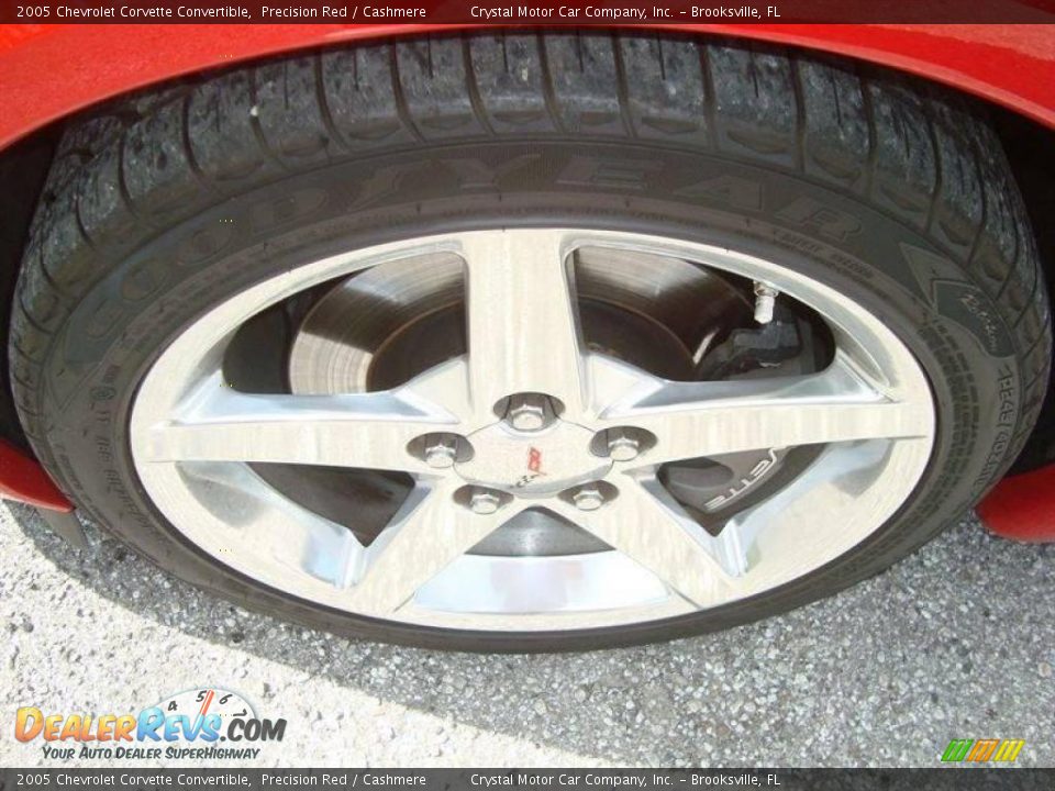 2005 Chevrolet Corvette Convertible Precision Red / Cashmere Photo #12