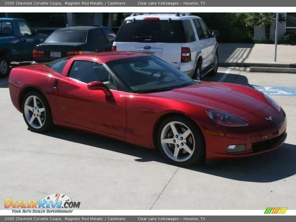 2005 Chevrolet Corvette Coupe Magnetic Red Metallic / Cashmere Photo #13