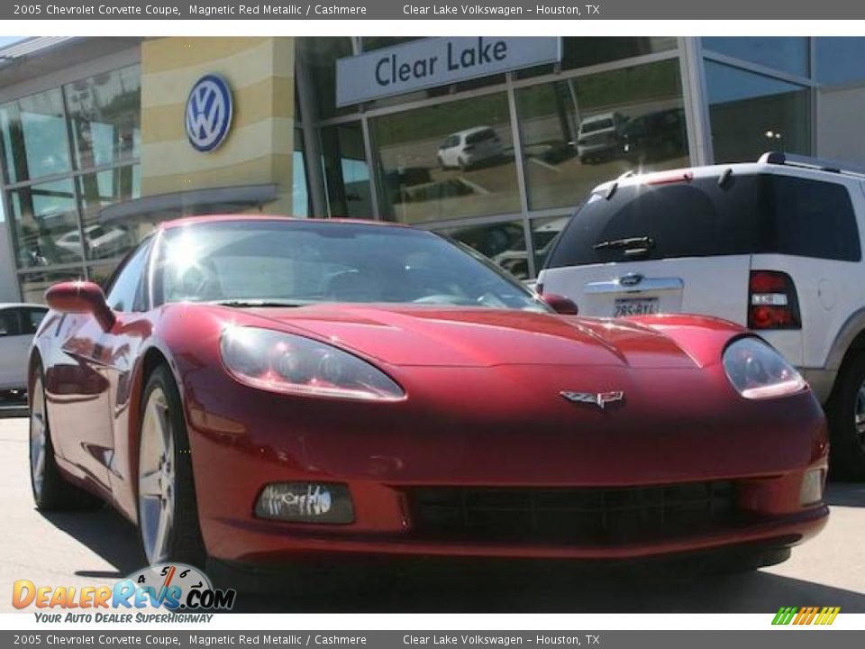 2005 Chevrolet Corvette Coupe Magnetic Red Metallic / Cashmere Photo #15