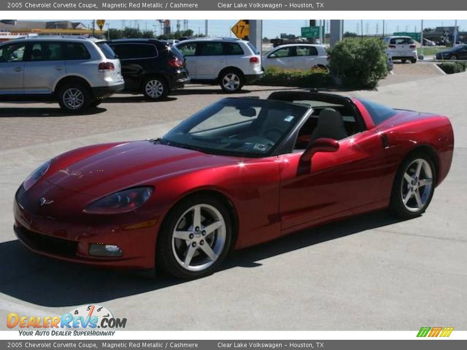 2005 Chevrolet Corvette Coupe Magnetic Red Metallic / Cashmere Photo #17