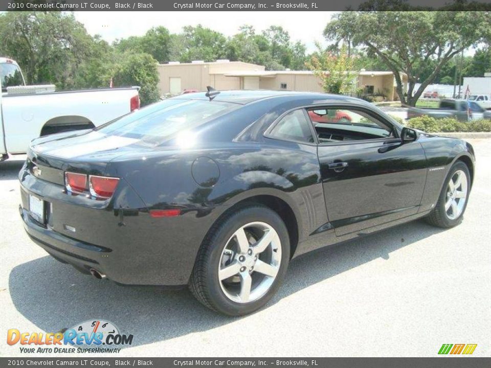 2010 Chevrolet Camaro LT Coupe Black / Black Photo #8