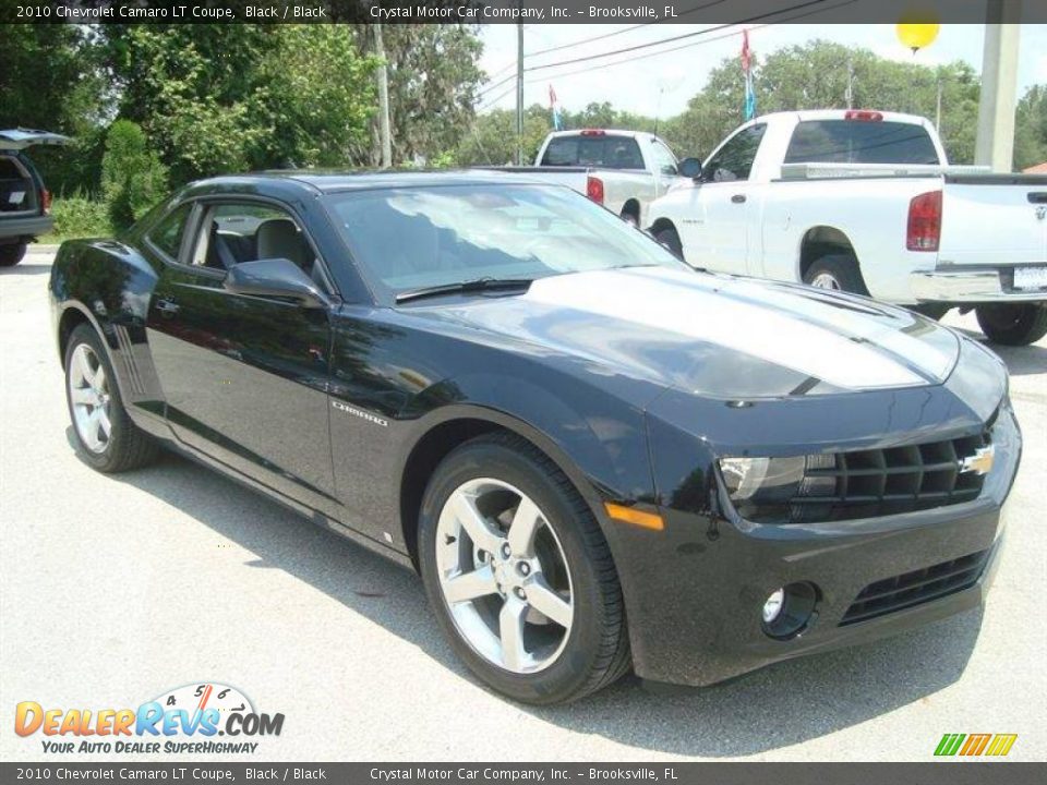 2010 Chevrolet Camaro LT Coupe Black / Black Photo #10