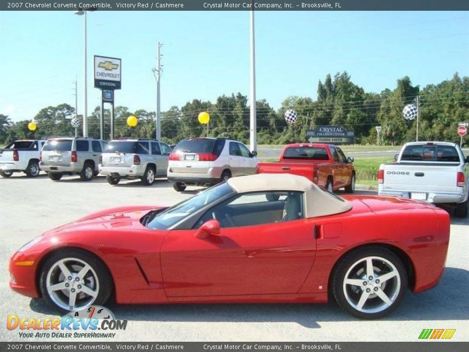 2007 Chevrolet Corvette Convertible Victory Red / Cashmere Photo #2
