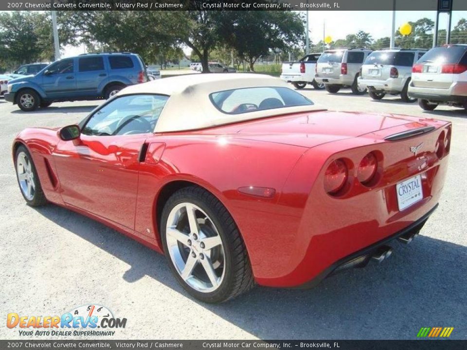 2007 Chevrolet Corvette Convertible Victory Red / Cashmere Photo #3