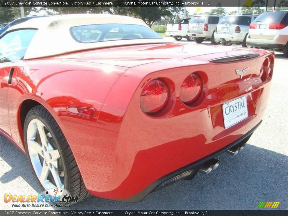 2007 Chevrolet Corvette Convertible Victory Red / Cashmere Photo #6